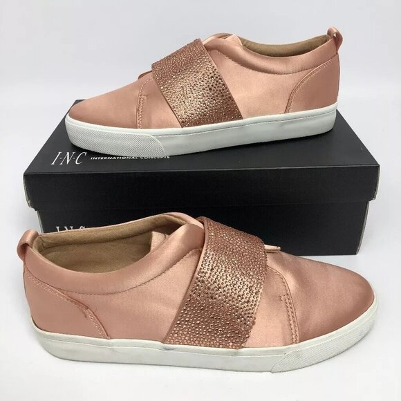 INC International Concepts Womens Sapphira Slip-On Sneak New Blush Pink 9M - Picture 1 of 8